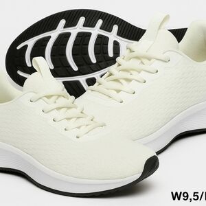 RBX Unisex White Lightweight Mesh Running Shoes W9.5/M8